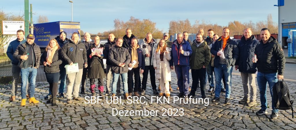 Prüfung SBF SRC UBI FKN in der Pottschule